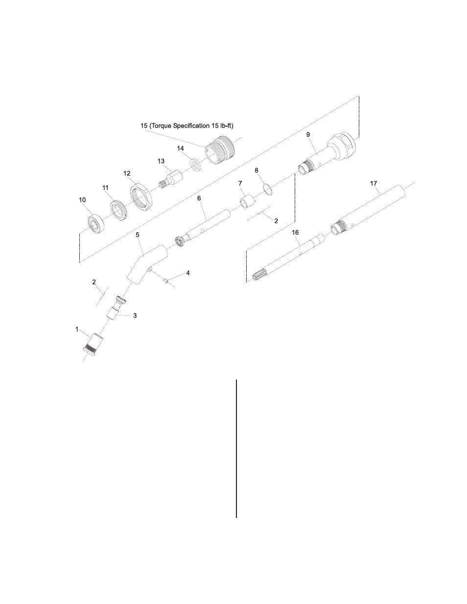 45 degree angle head assembly | Sioux Tools NO. 1 SERIES “1AM” User Manual | Page 11 / 12