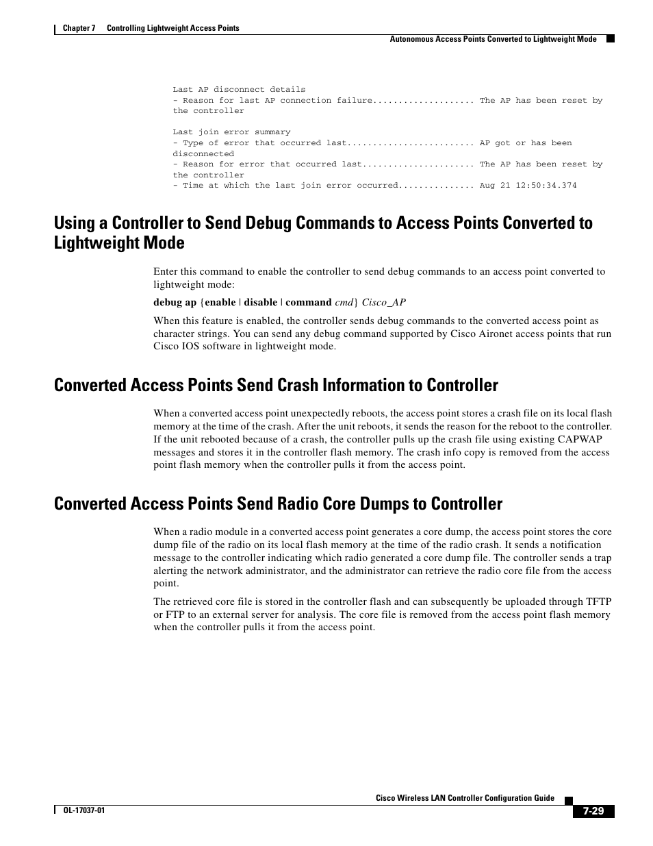 Cisco WIRELESS LAN CONTROLLER OL-17037-01 User Manual | Page 29 / 80