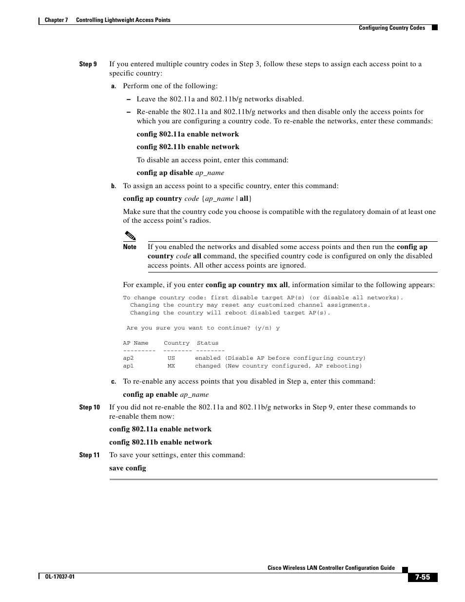Cisco WIRELESS LAN CONTROLLER OL-17037-01 User Manual | Page 55 / 80