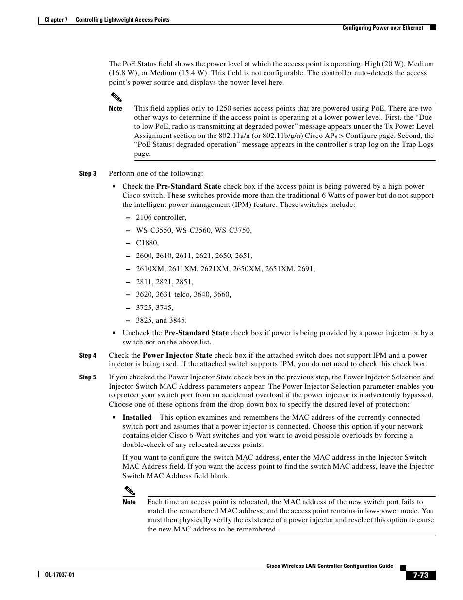 Cisco WIRELESS LAN CONTROLLER OL-17037-01 User Manual | Page 73 / 80