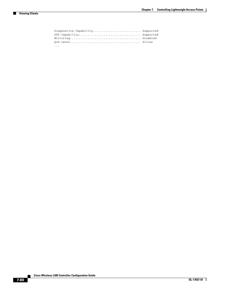 Cisco WIRELESS LAN CONTROLLER OL-17037-01 User Manual | Page 80 / 80
