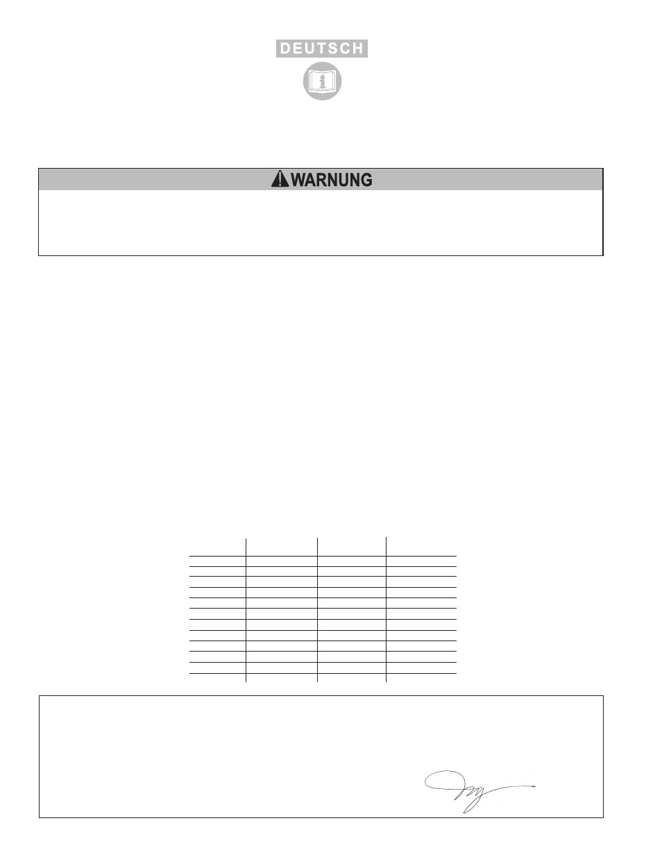 Warnung | Sioux Tools NO. 1 SERIES “1AM” User Manual | Page 2 / 9