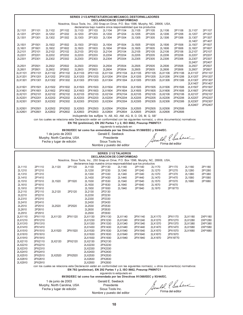 Sioux Tools 2 1/2 User Manual | Page 10 / 33