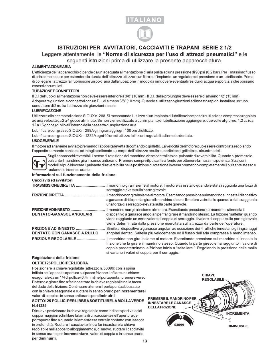 Sioux Tools 2 1/2 User Manual | Page 13 / 33