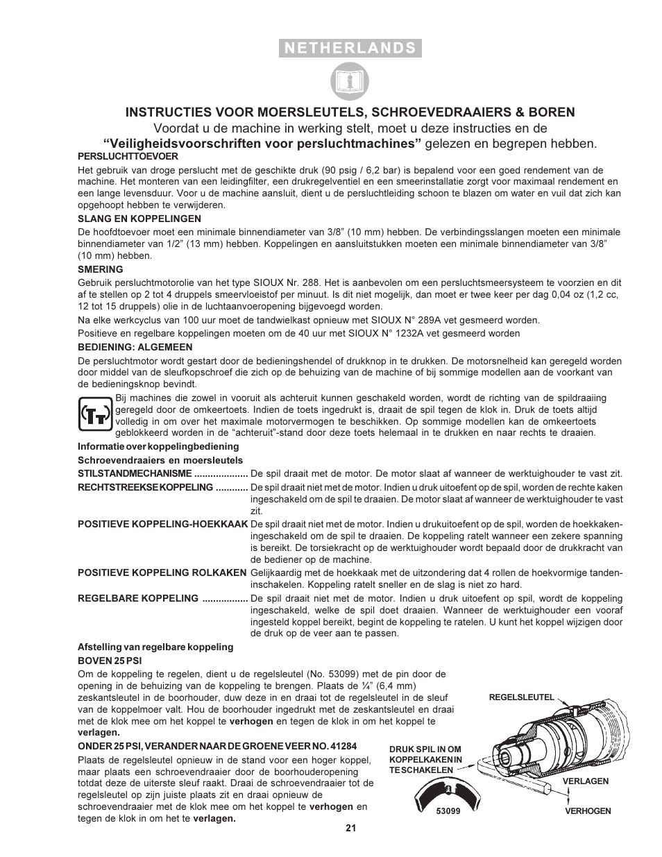 Sioux Tools 2 1/2 User Manual | Page 21 / 33