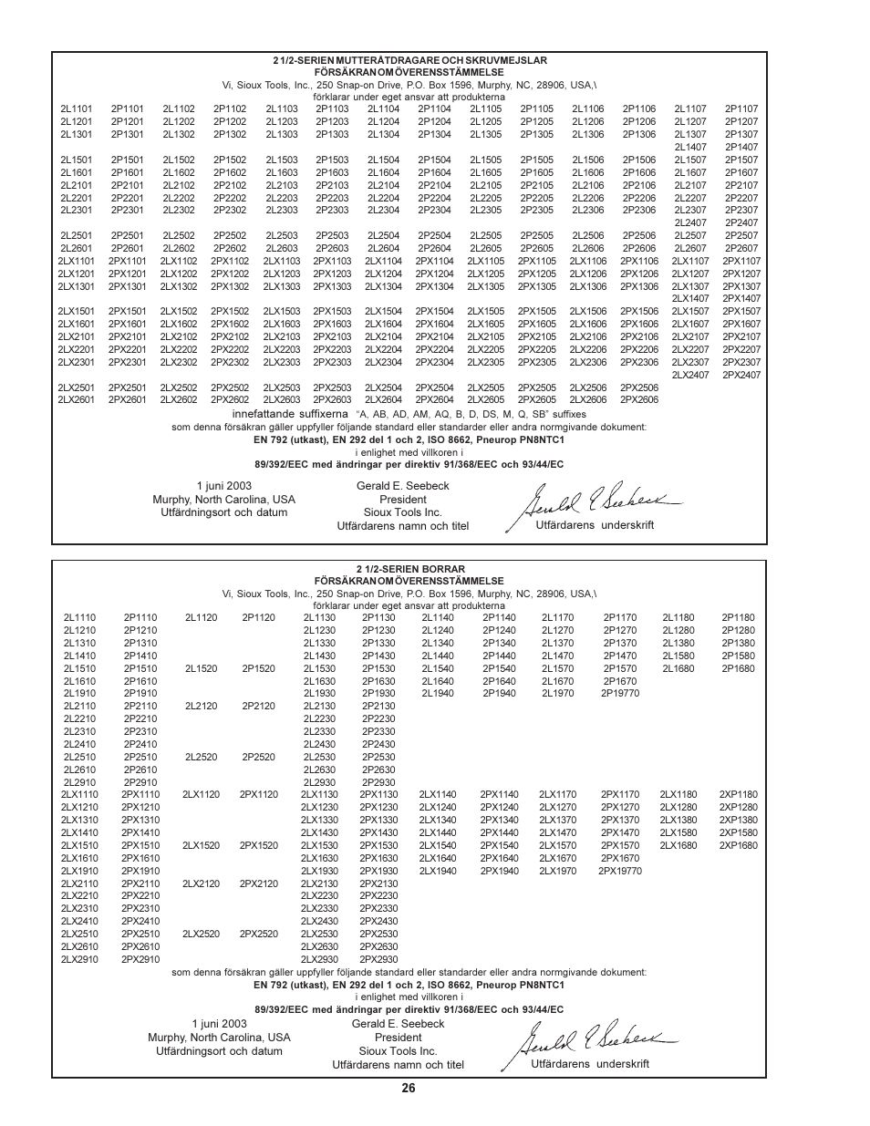 Sioux Tools 2 1/2 User Manual | Page 26 / 33