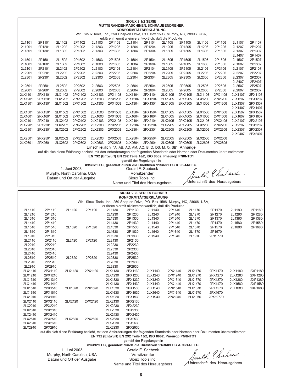 Sioux Tools 2 1/2 User Manual | Page 6 / 33