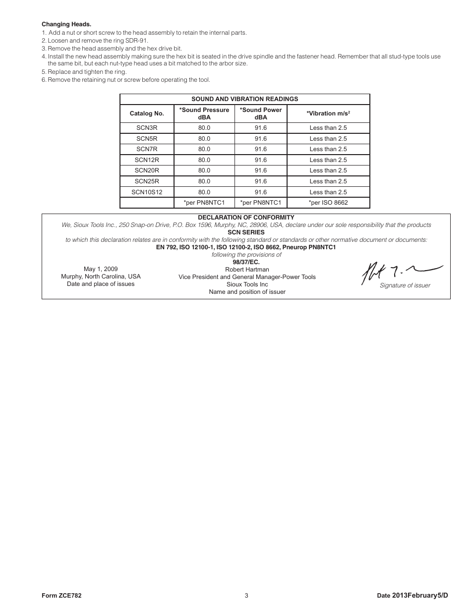 Sioux Tools SCN CLINCH NUT TOOLS User Manual | Page 3 / 29