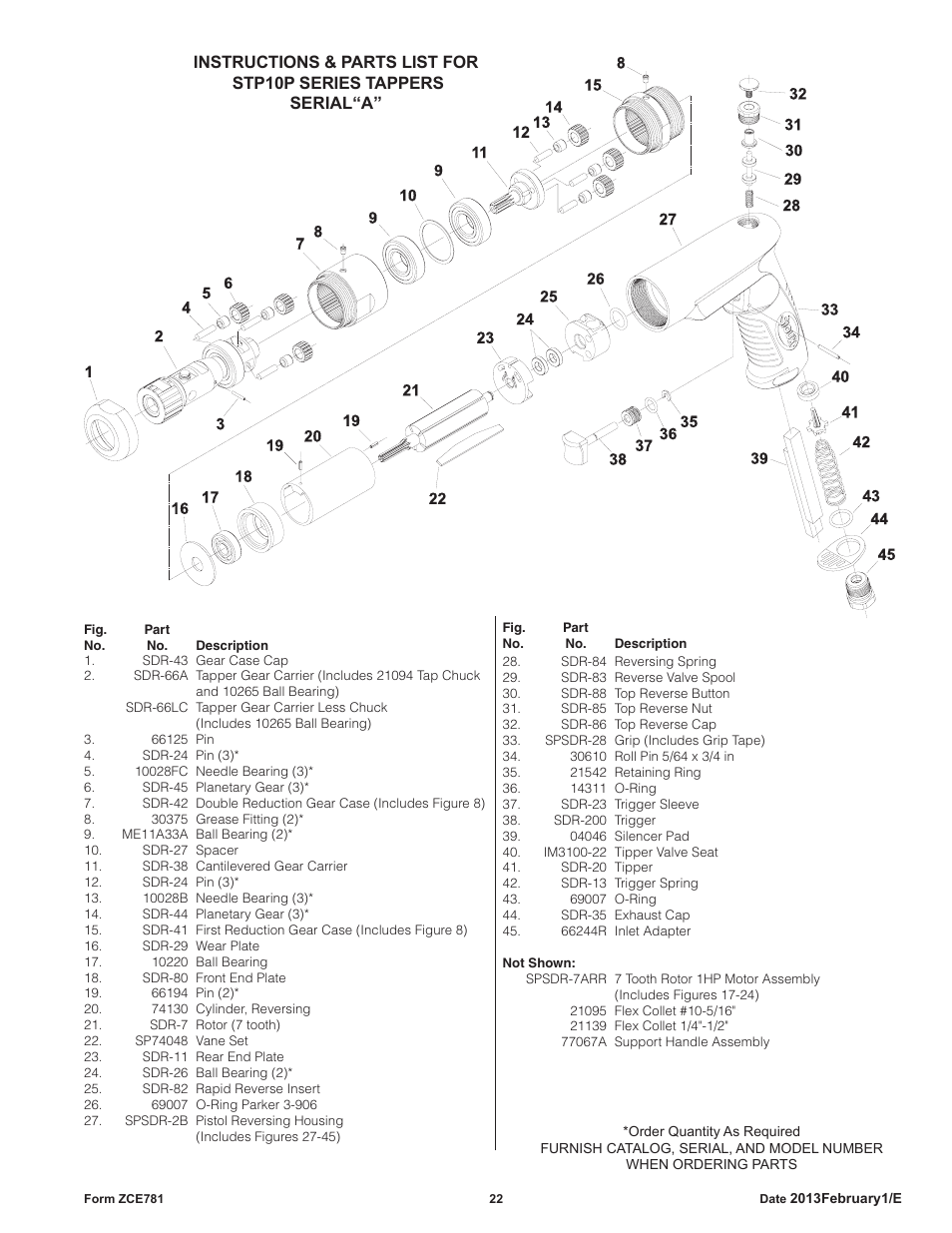 Sioux Tools STP10 User Manual | Page 22 / 25