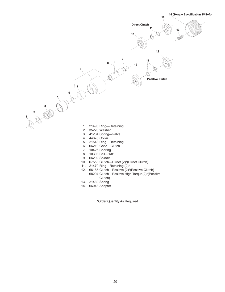 Sioux Tools 1OM User Manual | Page 20 / 23