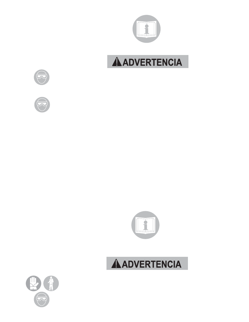 Advertencia | Sioux Tools Air Tools User Manual | Page 33 / 77