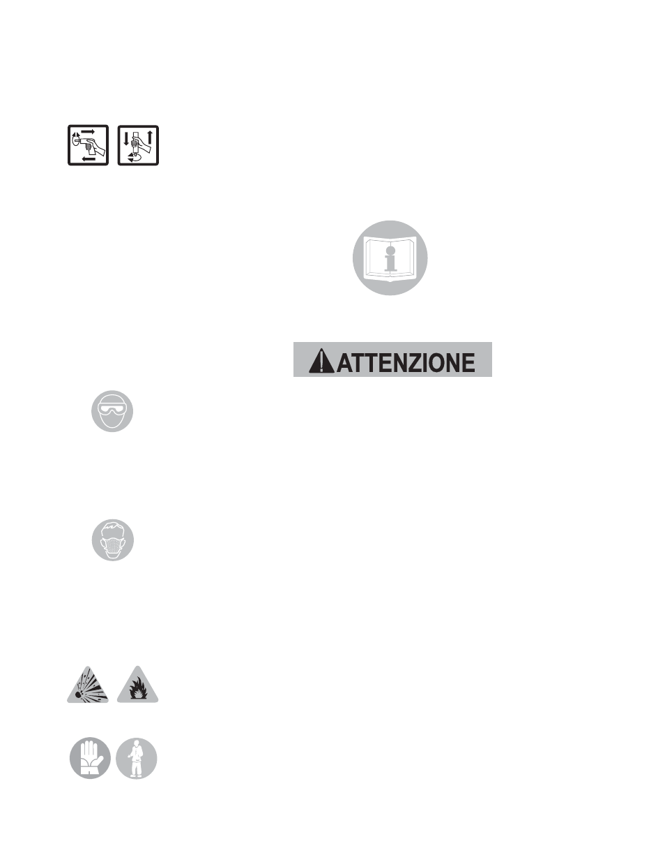 Attenzione | Sioux Tools Air Tools User Manual | Page 39 / 77