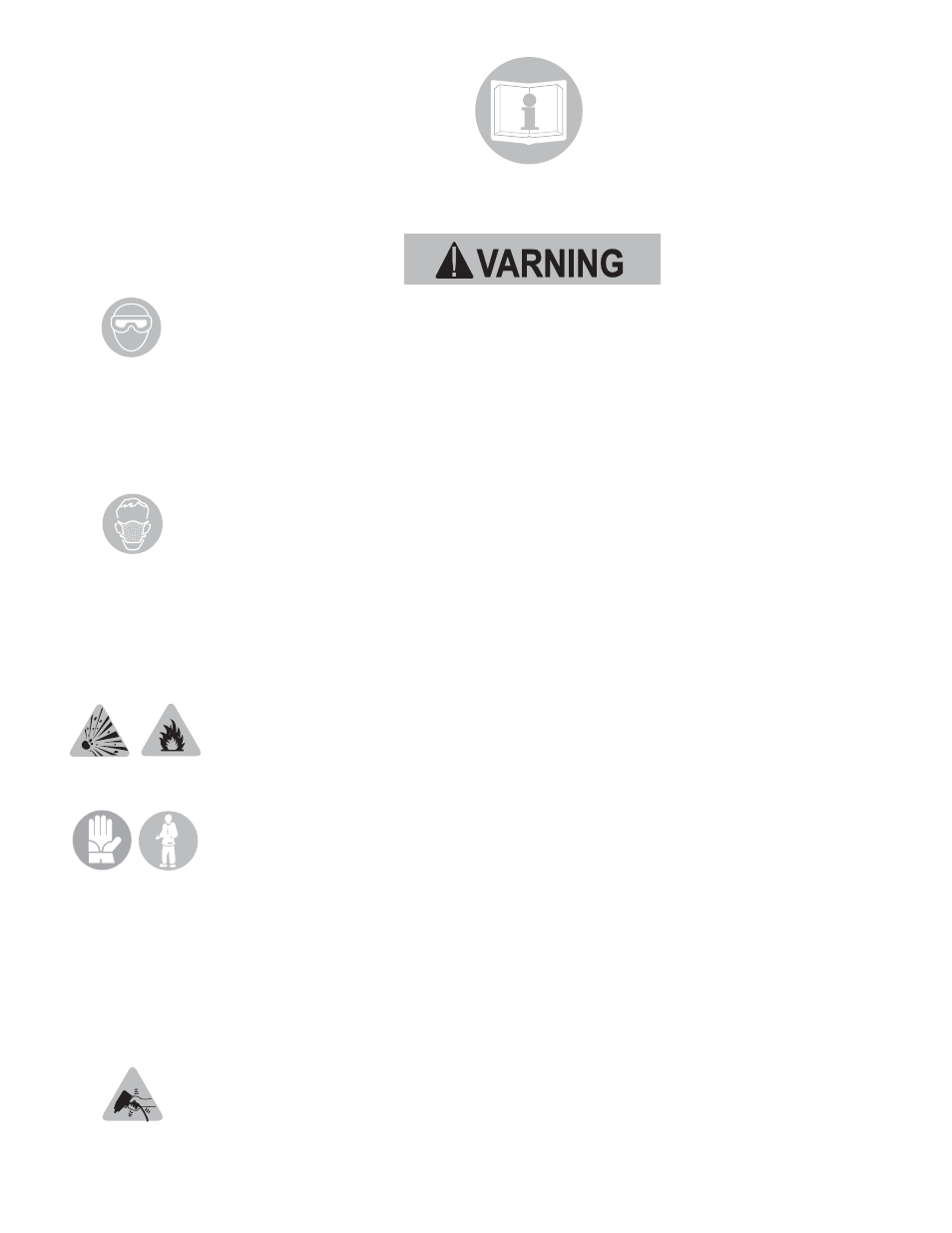 Varning | Sioux Tools Air Tools User Manual | Page 70 / 77