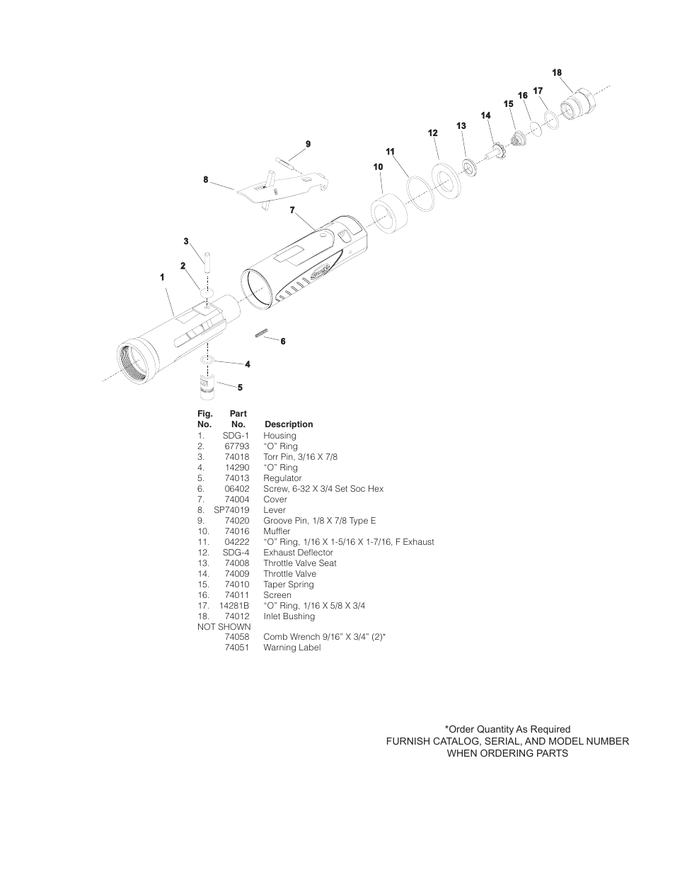 Sioux Tools SRT10S User Manual | Page 22 / 27