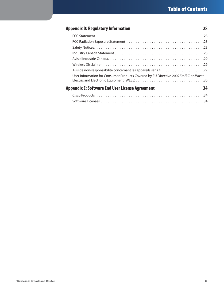 Linksys WRT54G2 User Manual | Page 4 / 51