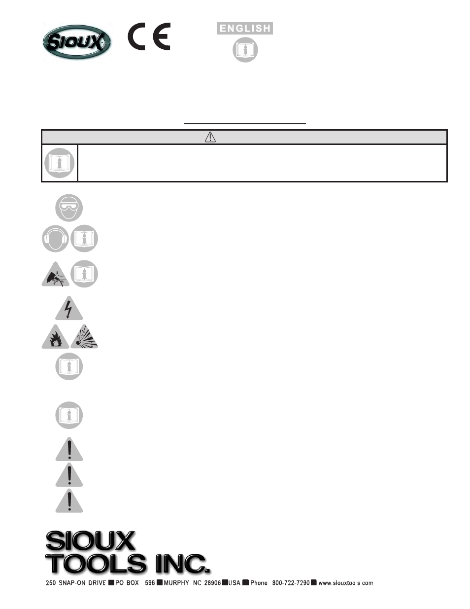 Sioux Tools SZEA7000 User Manual | 27 pages