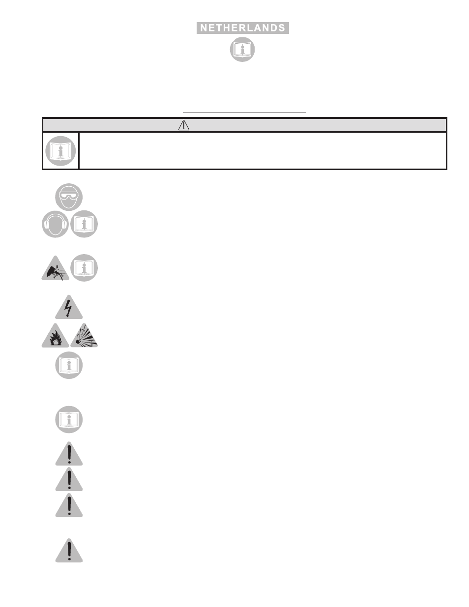Waarschuwing | Sioux Tools SZEA7000 User Manual | Page 16 / 27