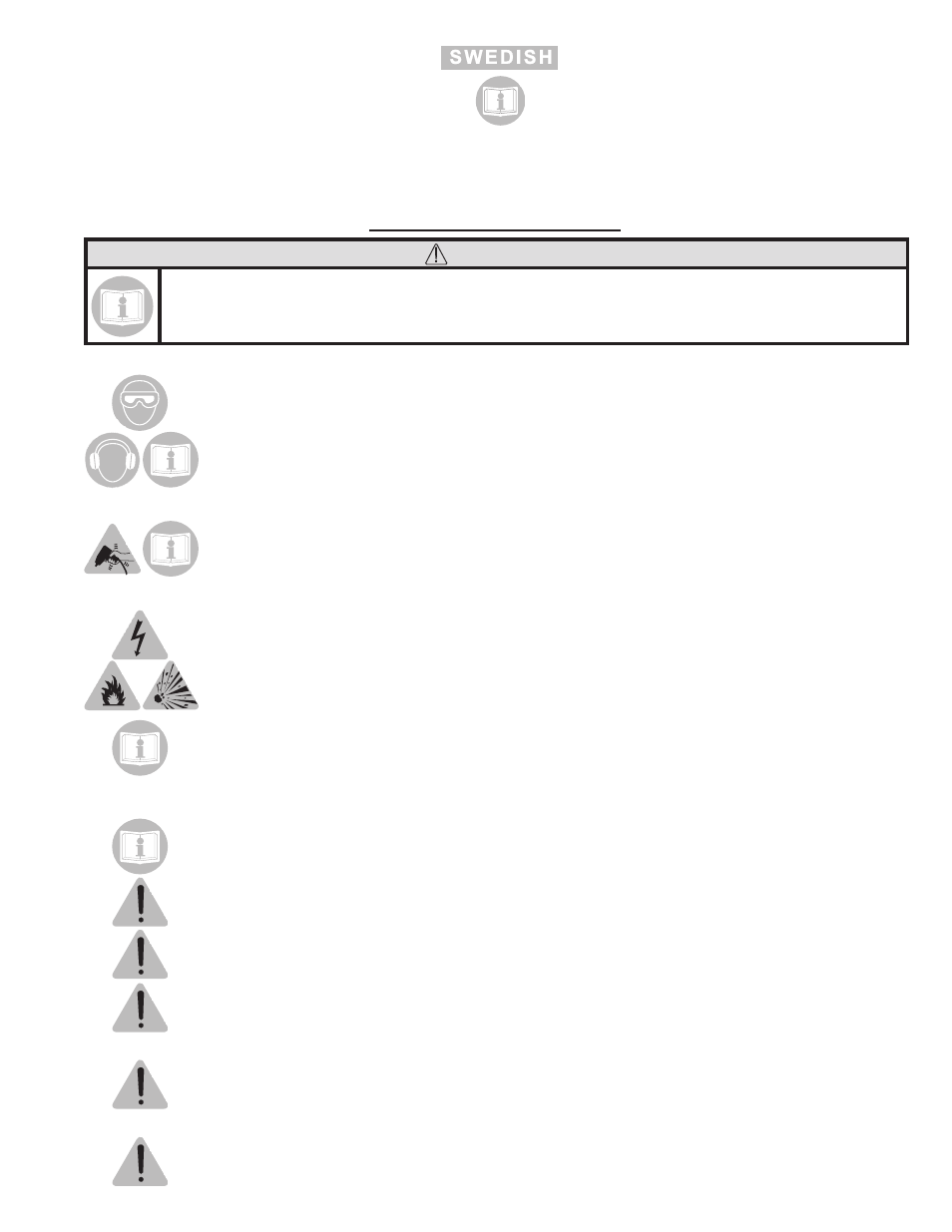 Varning | Sioux Tools SZEA7000 User Manual | Page 19 / 27
