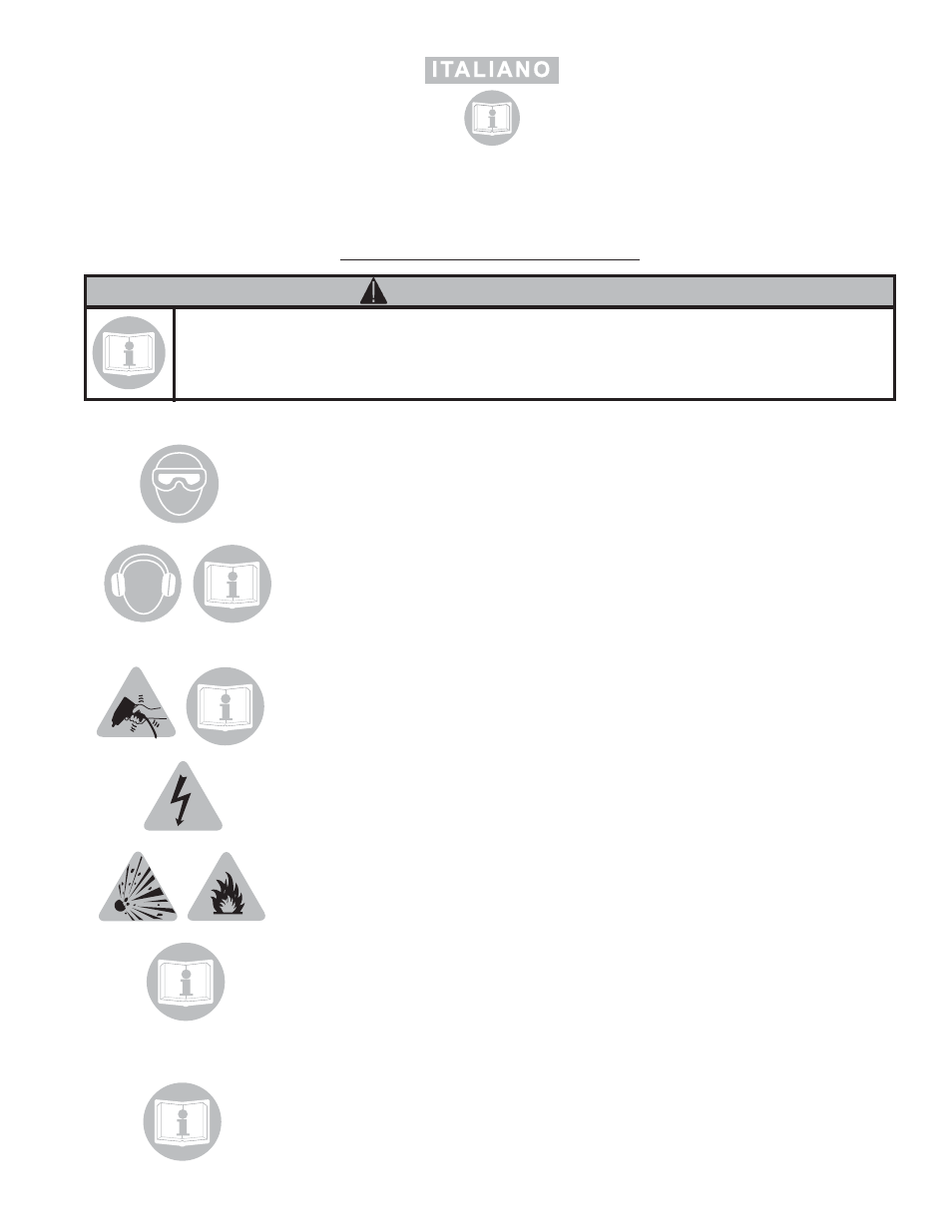 Attenzione | Sioux Tools SZEA8000 User Manual | Page 13 / 34