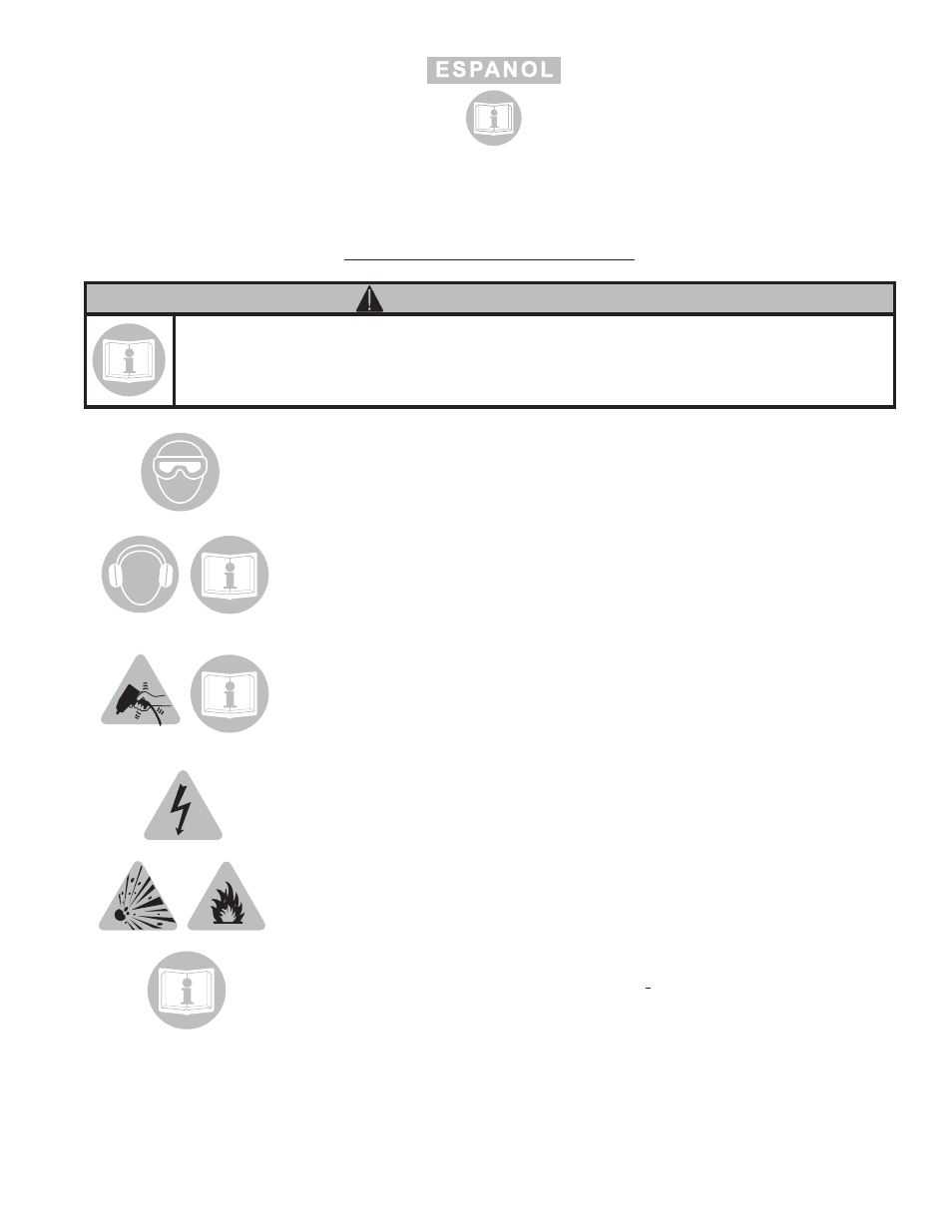 Advertencia | Sioux Tools SZEA8000 User Manual | Page 9 / 34