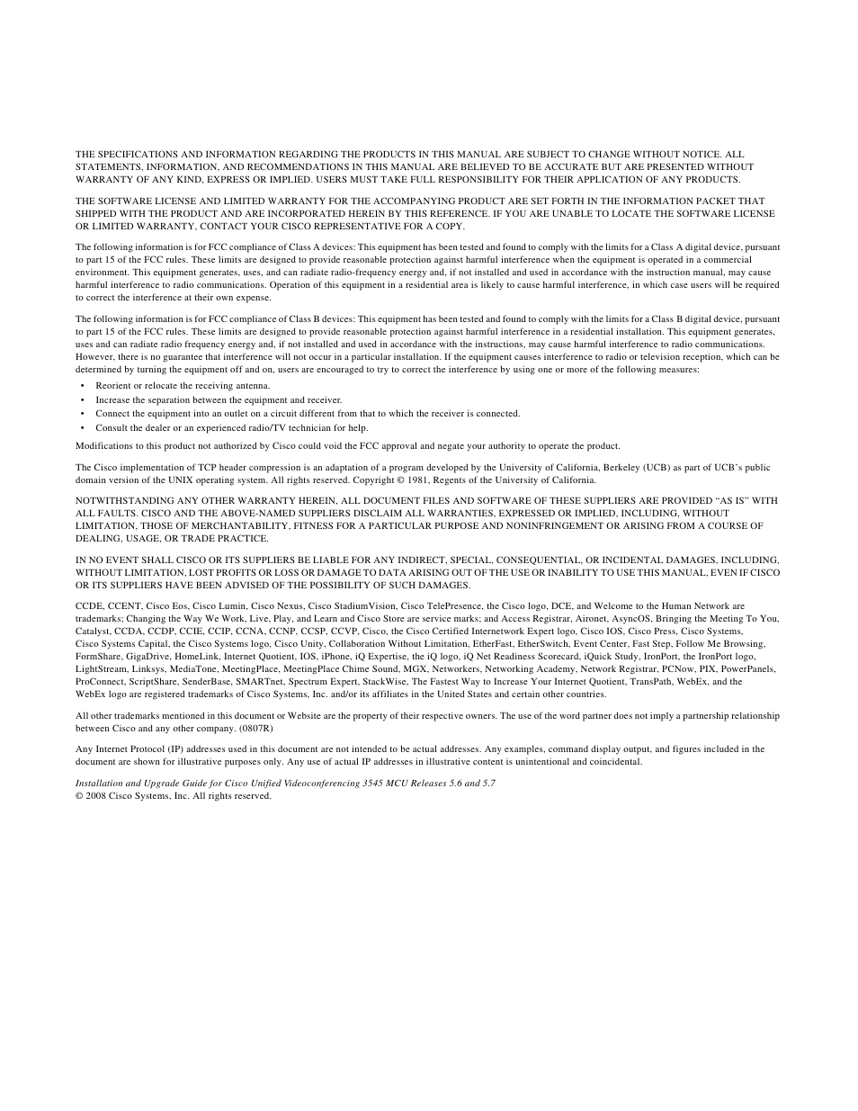 Cisco 3545 MCU User Manual | Page 2 / 56