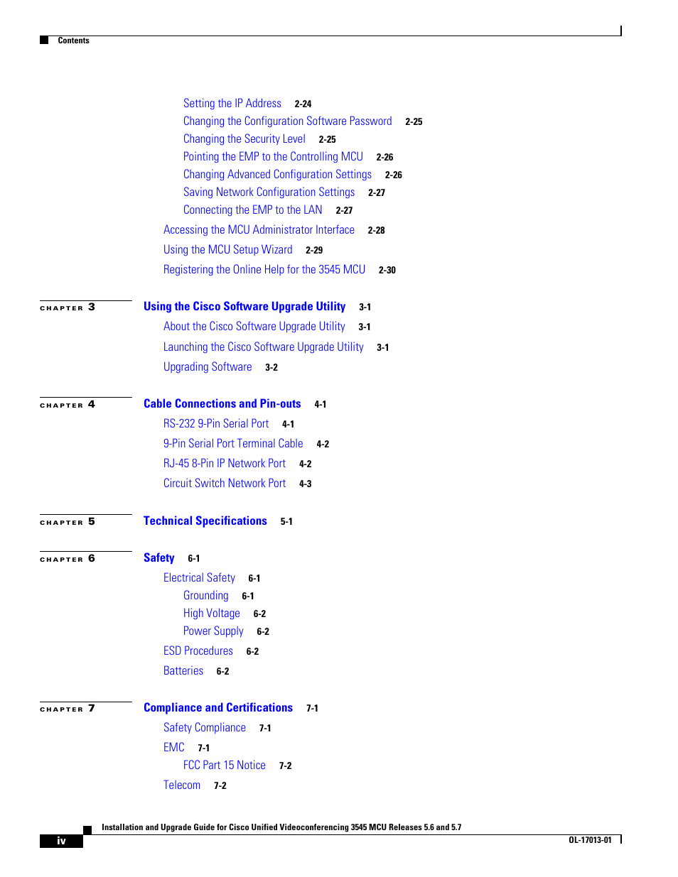 Cisco 3545 MCU User Manual | Page 4 / 56