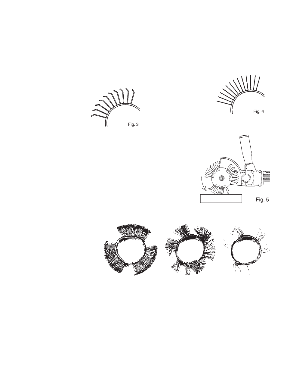 Första stadiet andra stadiet tredje stadiet, Slipsten | Sioux Tools ST2L1410 User Manual | Page 27 / 32