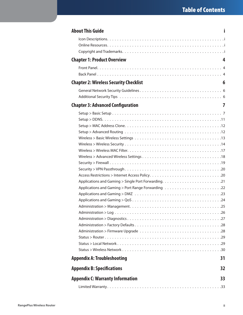 Cisco WRT110 User Manual | Page 3 / 48