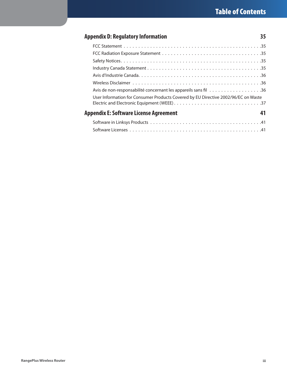 Cisco WRT110 User Manual | Page 4 / 48