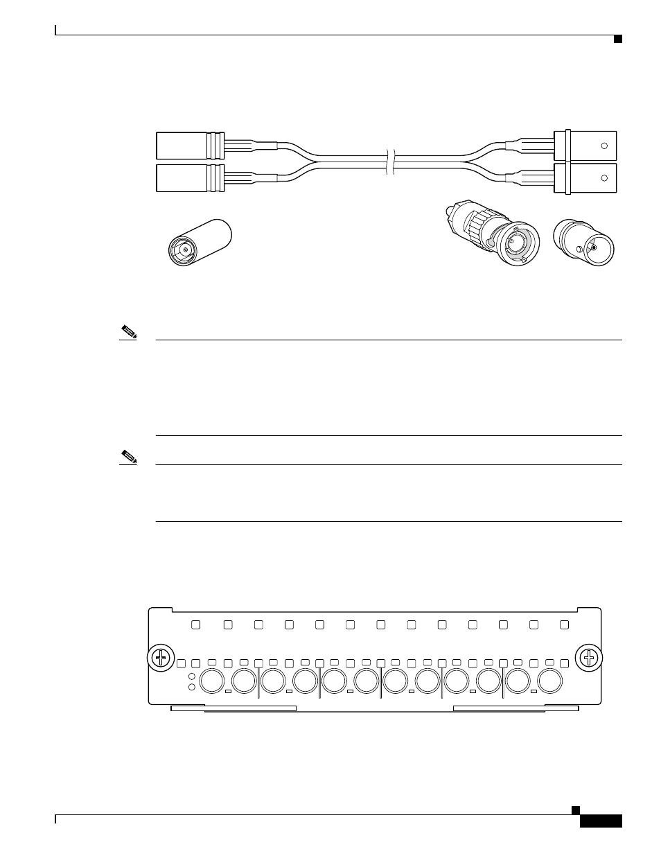 Figure 1-4 connecting t3 smb cables | Cisco 7300-6T3 User Manual | Page 17 / 54
