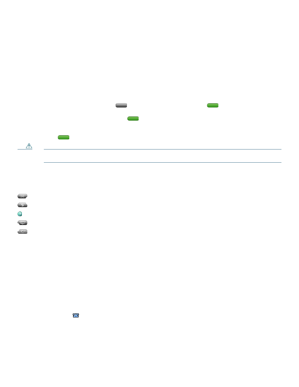 Choosing touch screen items, Cleaning and maintaining the touch screen, Feature buttons and menus | Line and call icons | Cisco Cisco Unified 7975G User Manual | Page 7 / 26