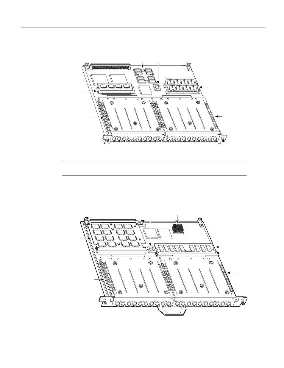 Port adapter handles not shown | Cisco 10BASE-FL User Manual | Page 12 / 40