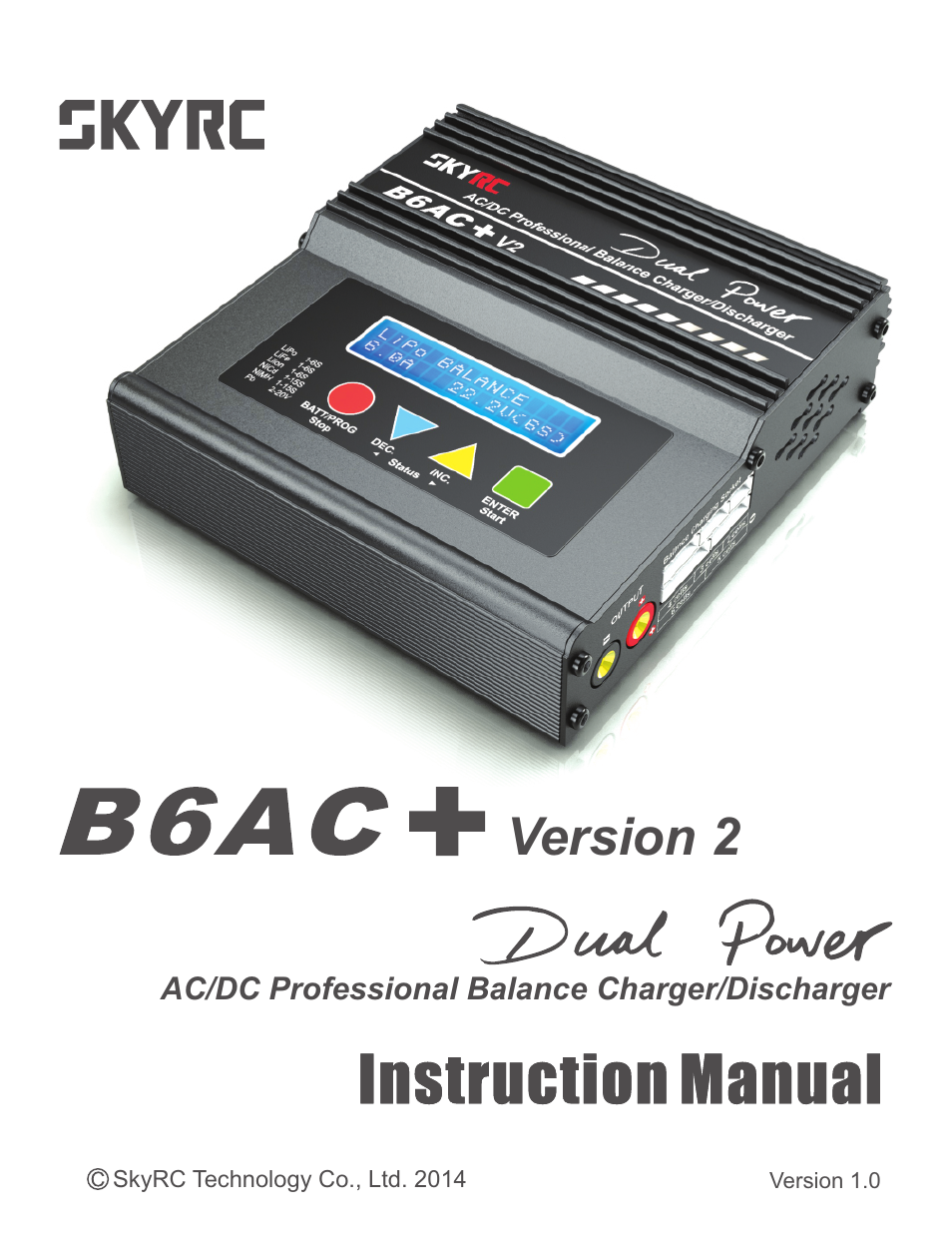 SkyRC B6AC+ V2 Charger User Manual | 28 pages