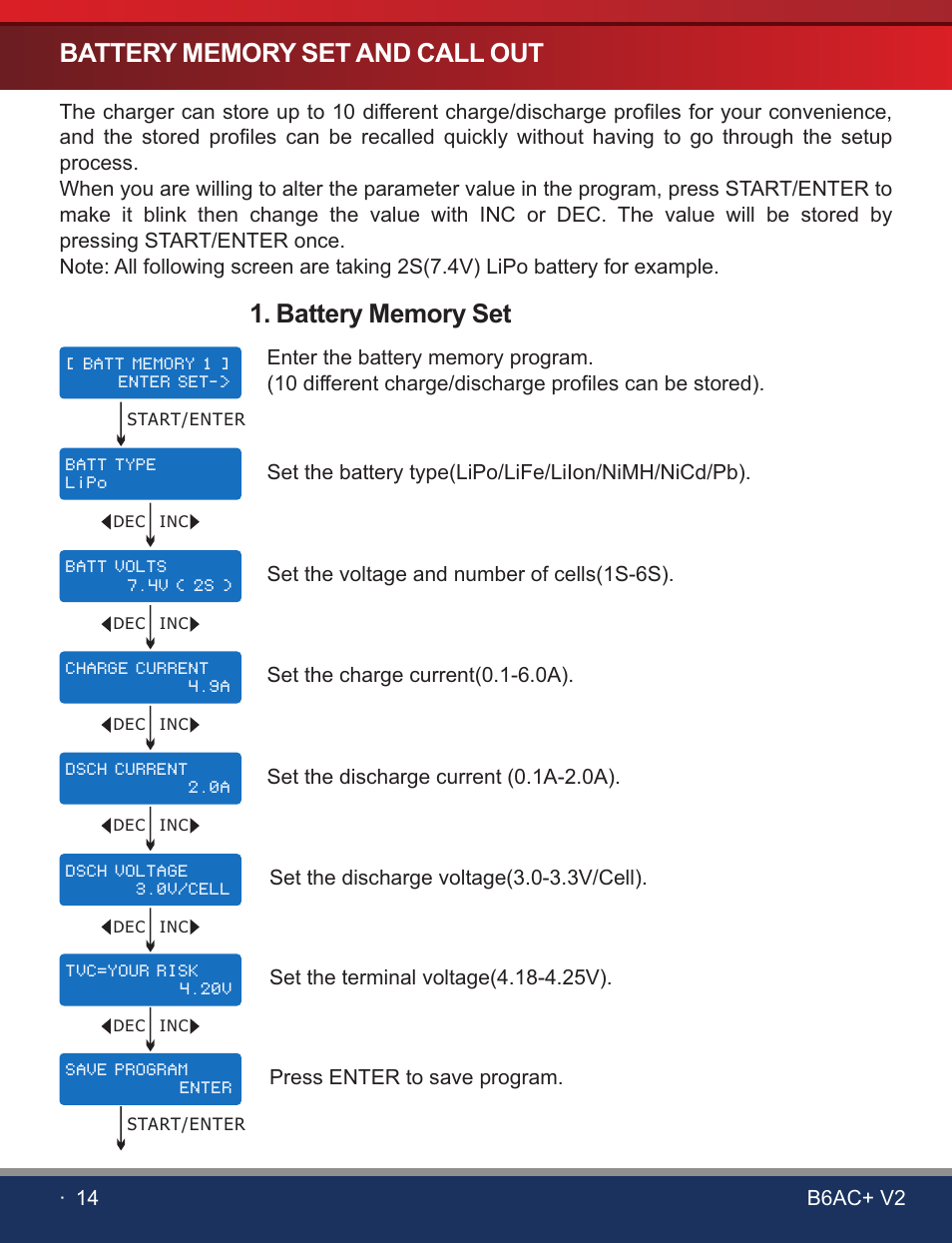 页 16, 14 b6ac+ v2 | SkyRC B6AC+ V2 Charger User Manual | Page 16 / 28