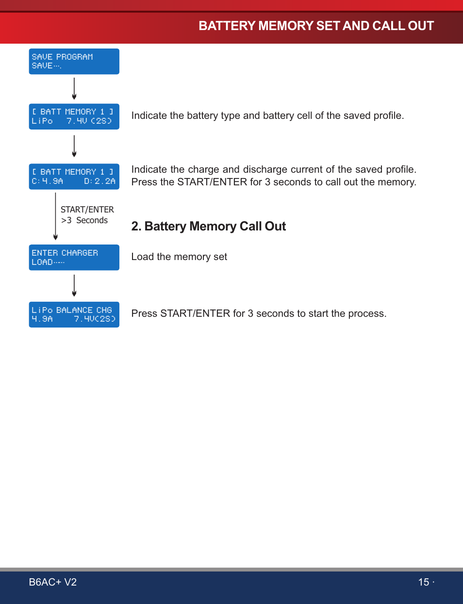 页 17 | SkyRC B6AC+ V2 Charger User Manual | Page 17 / 28