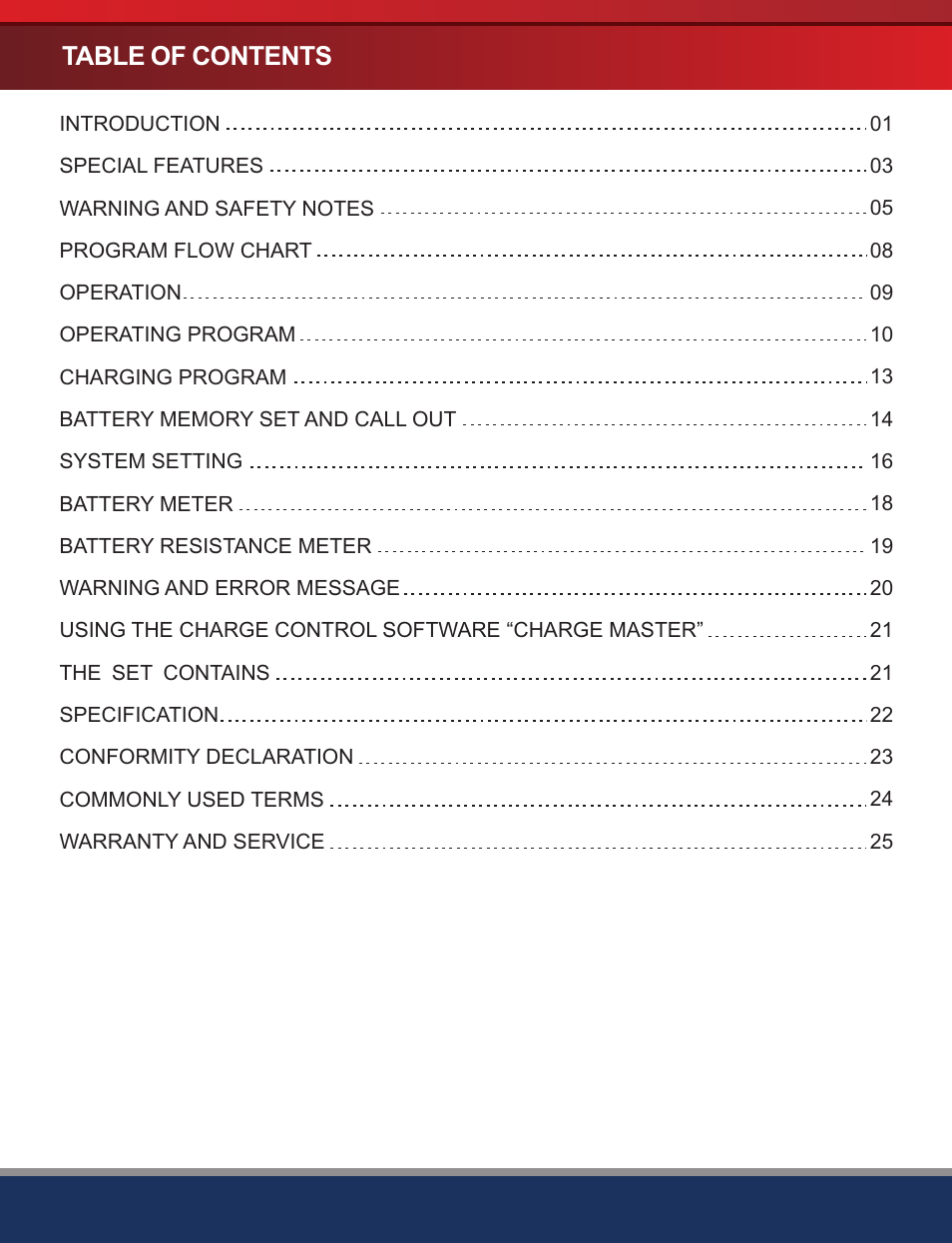 SkyRC B6AC+ V2 Charger User Manual | Page 2 / 28