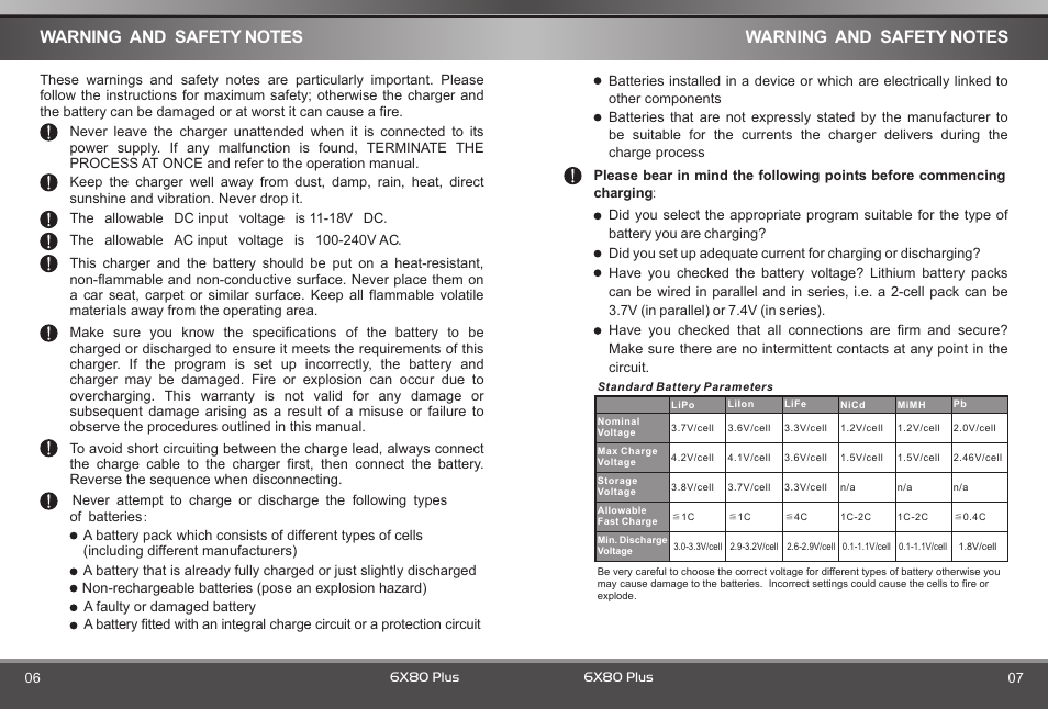 SkyRC 6x80+ Blue Version Charger User Manual | Page 5 / 22