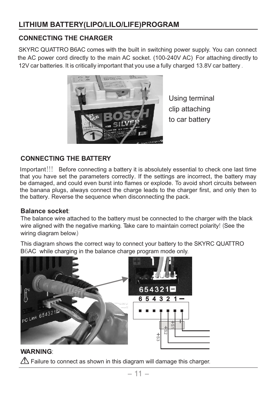 页 12 | SkyRC Quattro B6AC User Manual | Page 12 / 28