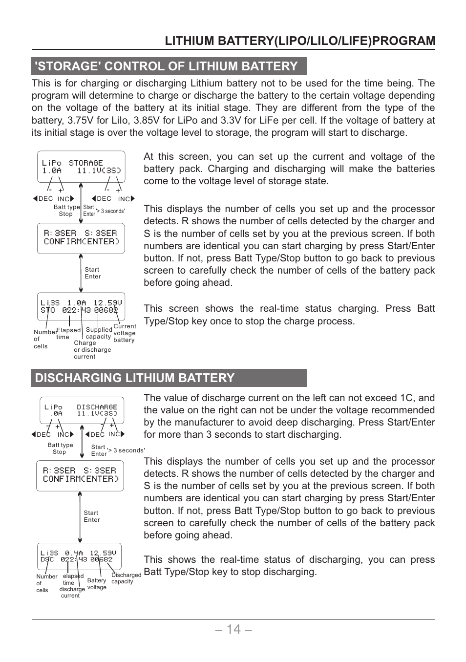 页 15 | SkyRC Quattro B6AC User Manual | Page 15 / 28