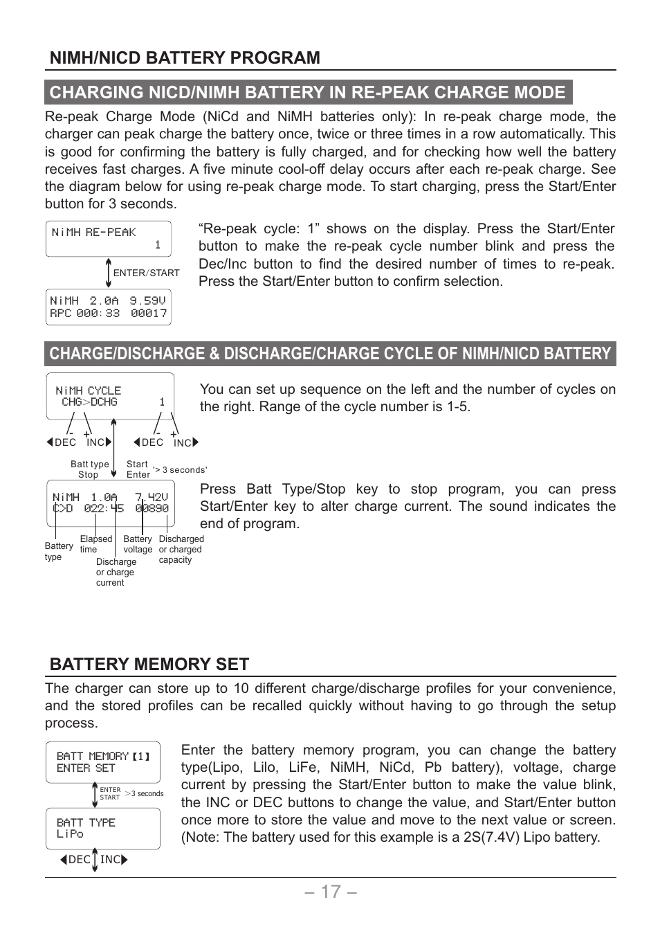 页 18 | SkyRC Quattro B6AC User Manual | Page 18 / 28