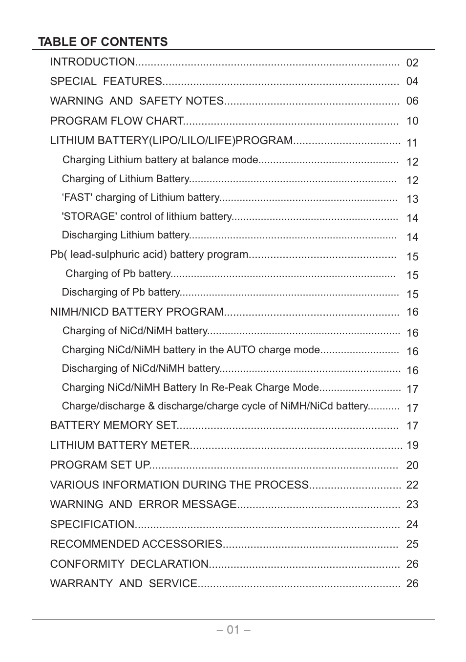 SkyRC Quattro B6AC User Manual | Page 2 / 28