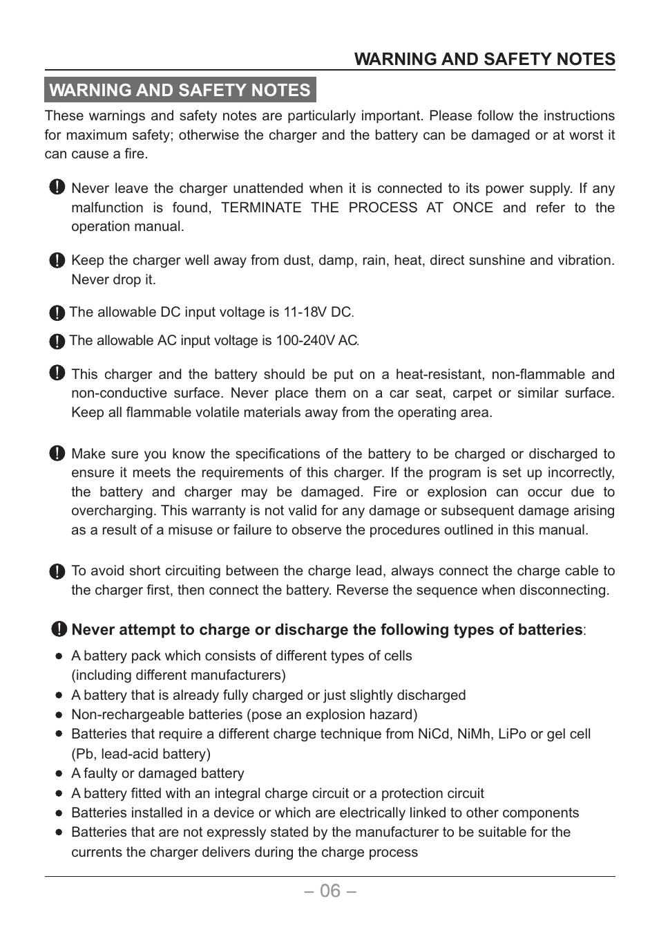 SkyRC Quattro B6AC User Manual | Page 7 / 28