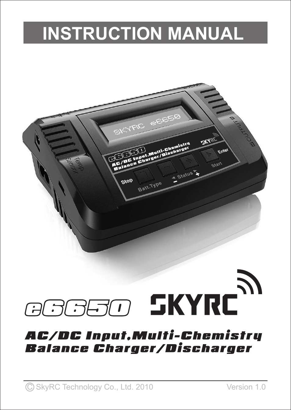 SkyRC e6650 User Manual | 28 pages