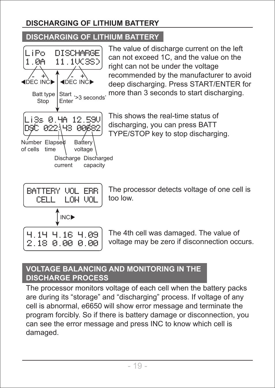 SkyRC e6650 User Manual | Page 20 / 28