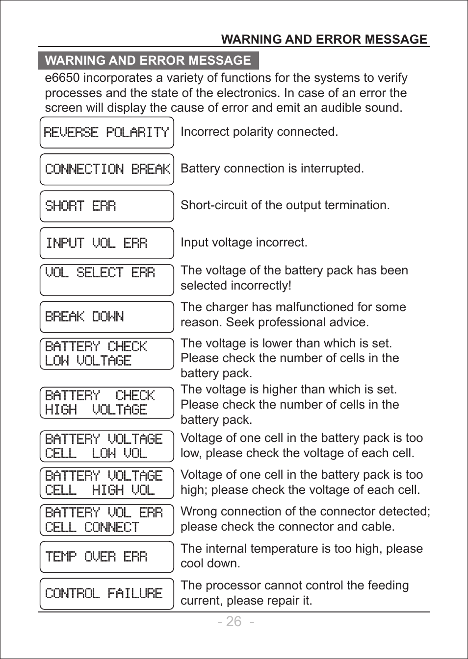 SkyRC e6650 User Manual | Page 27 / 28