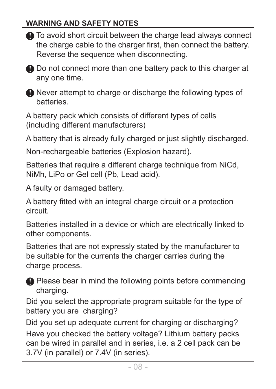 SkyRC e6650 User Manual | Page 9 / 28