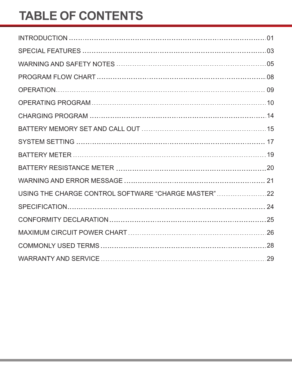 SkyRC SKYRC1000W Charger User Manual | Page 2 / 32