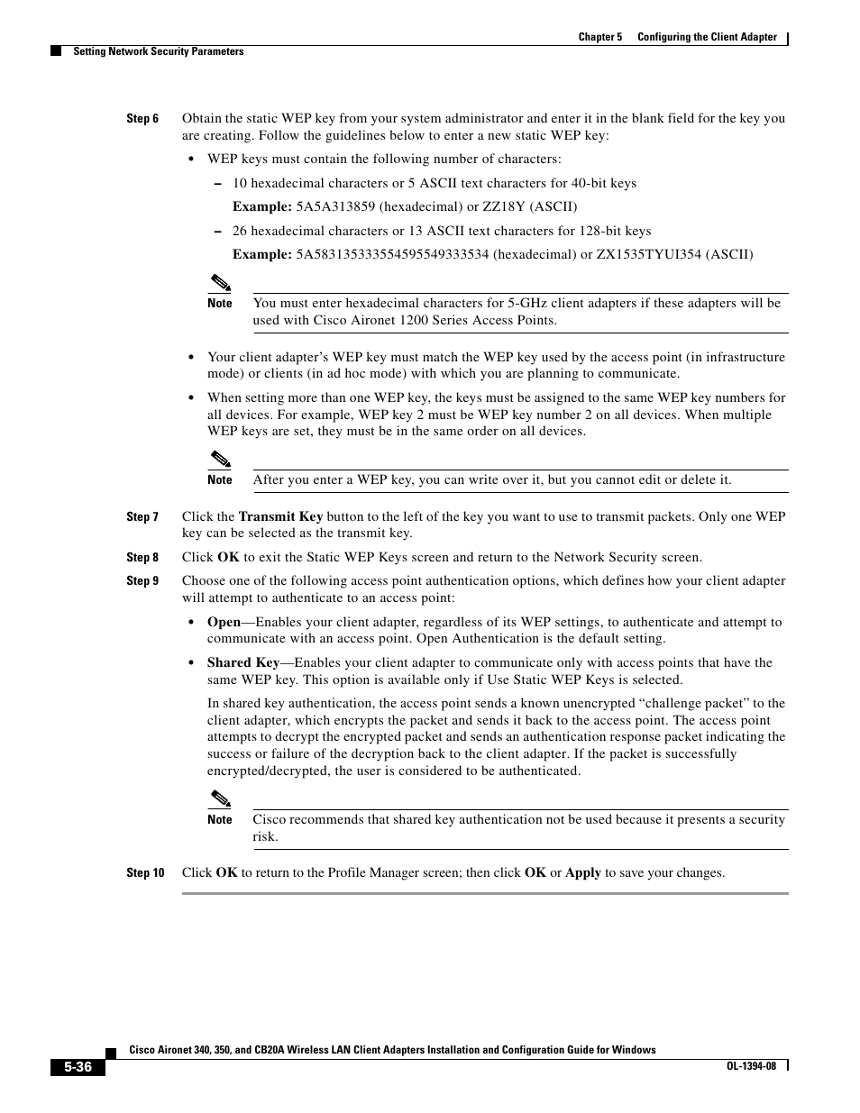 Cisco 340 User Manual | Page 36 / 62