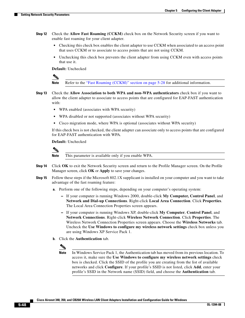 Step 12, Step 15 | Cisco 340 User Manual | Page 48 / 62