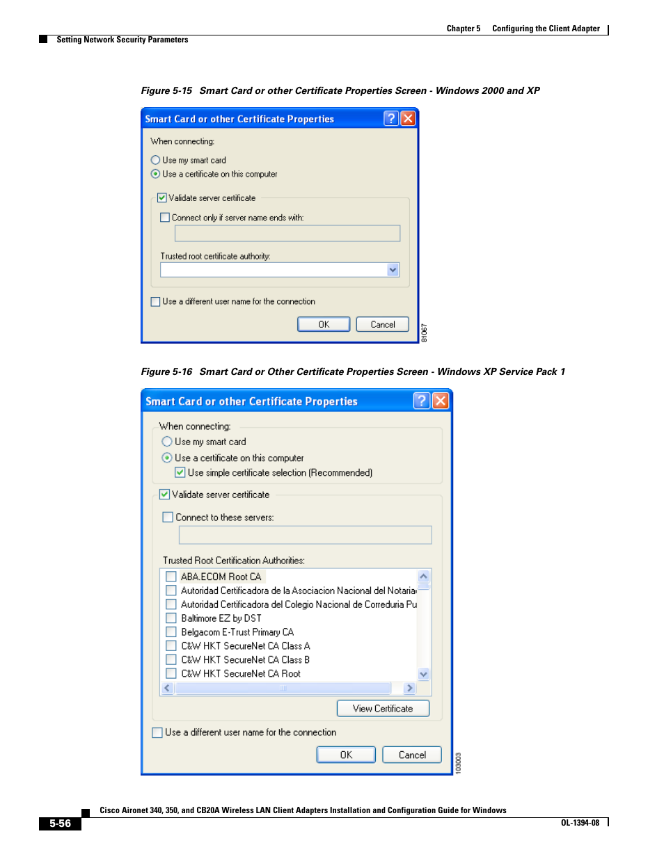 Figure 5-15, Figure 5-16 | Cisco 340 User Manual | Page 56 / 62